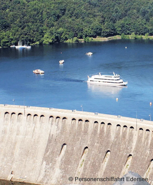 Schifffahrt auf dem Edersee